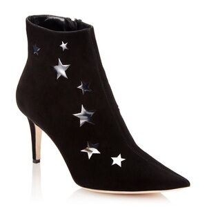 Tamara Mellon Astrid Black Suede Ankle Boots